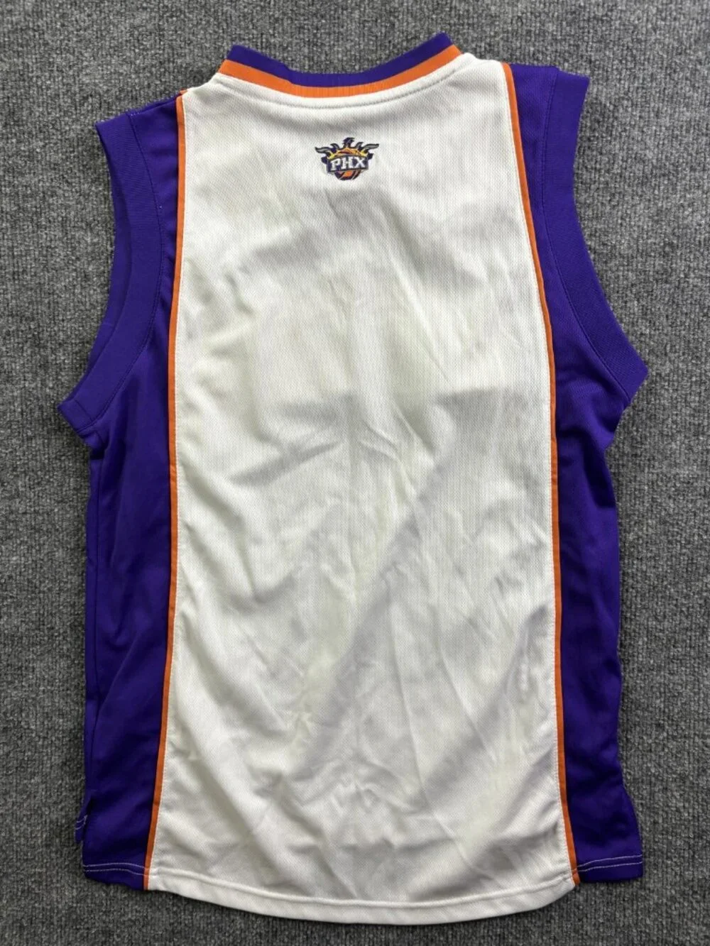 Phoenix Suns Basketball Jersey Youth‎ Boys Large White Purple NBA Adidas